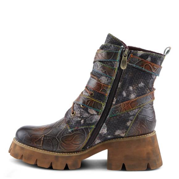 NEW SPRING STEP SHOES women's l’artiste arce boot in brown multi - Picture 2 of 7